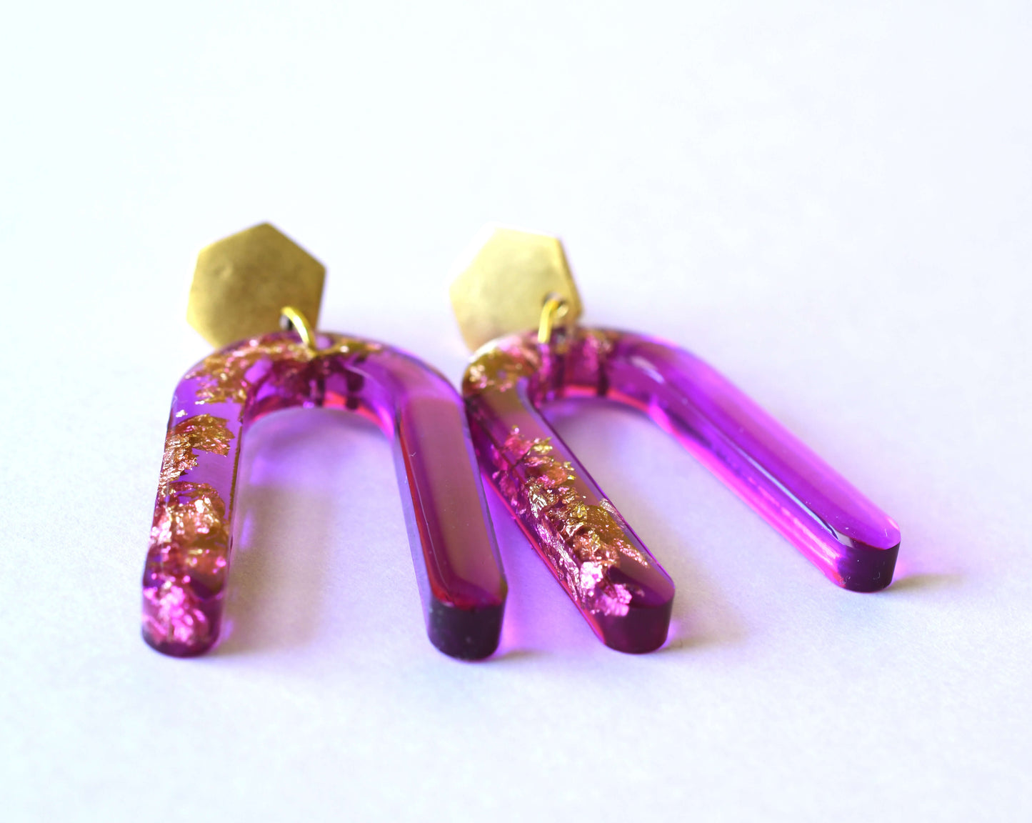handmade 80s inspired earrings