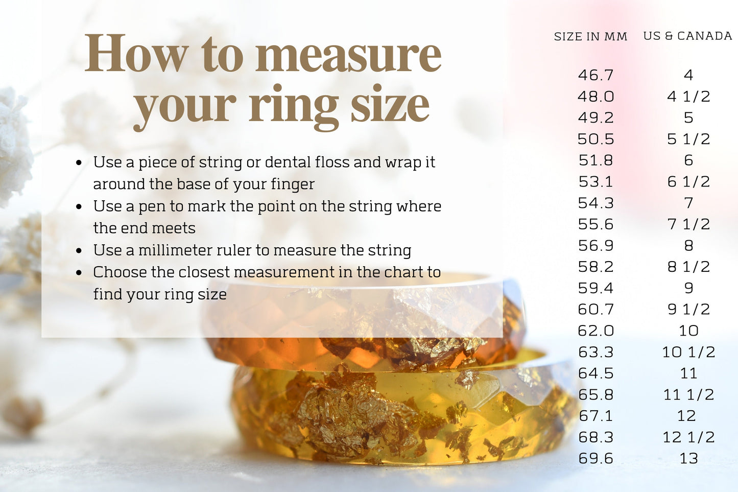 Golden Ember Ring