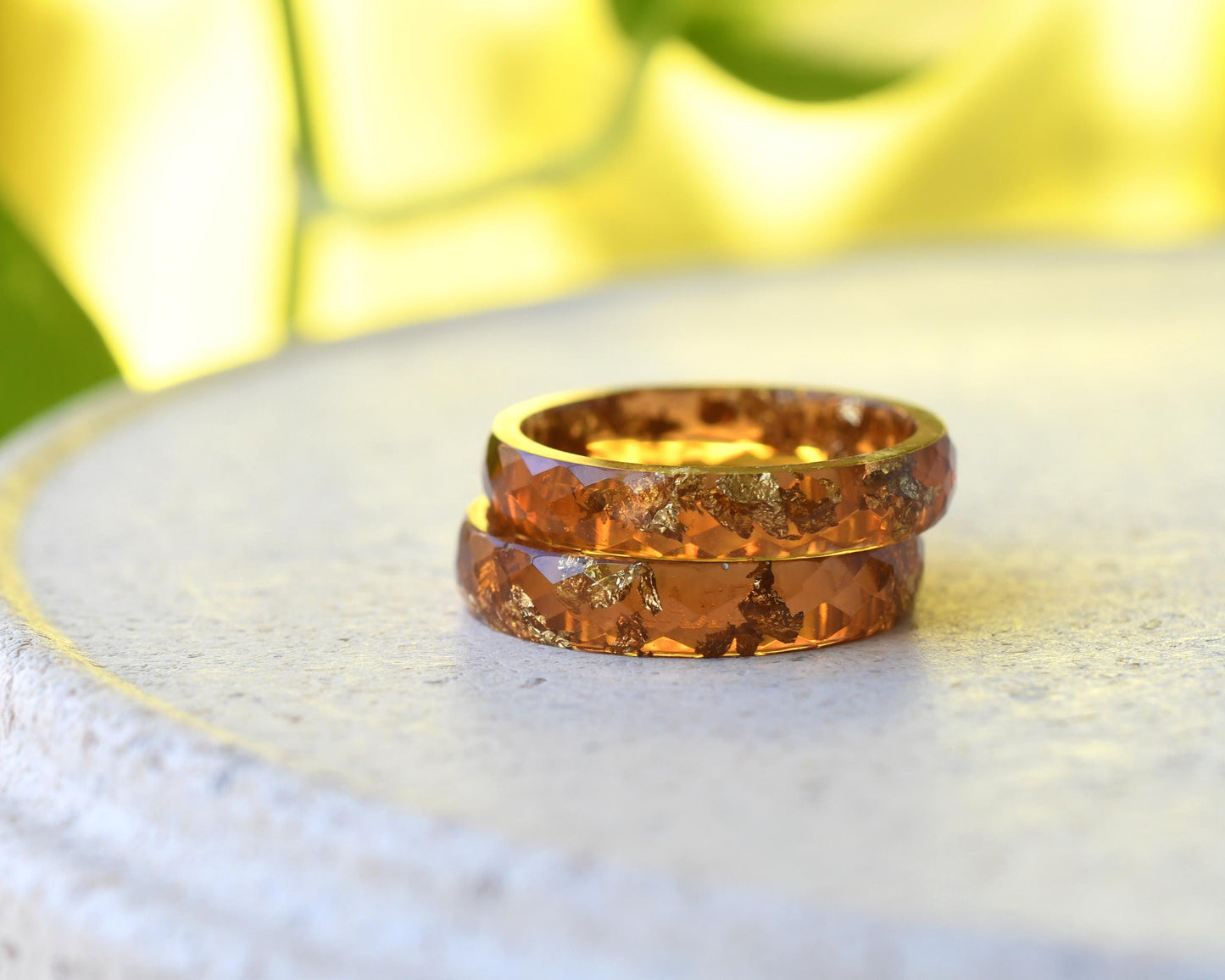 Golden Ember Ring