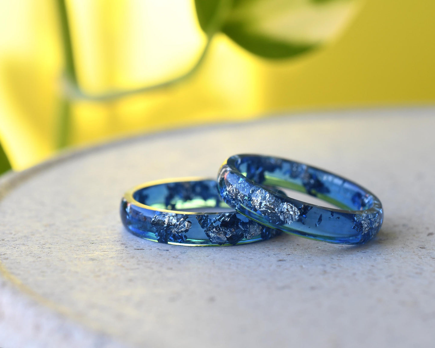 Midnight Silver Ring