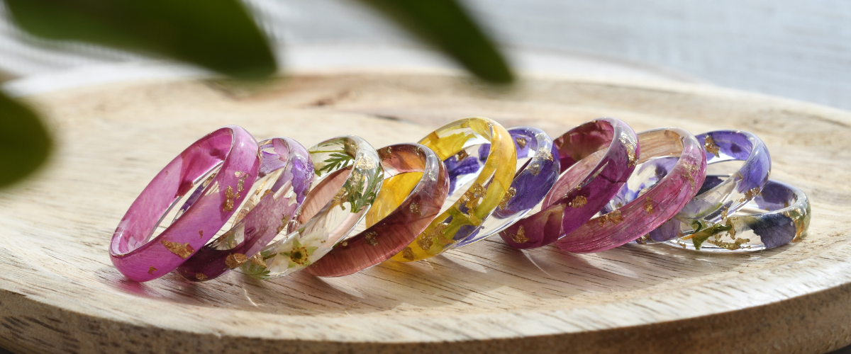 How We Create Botanical Resin Jewelry