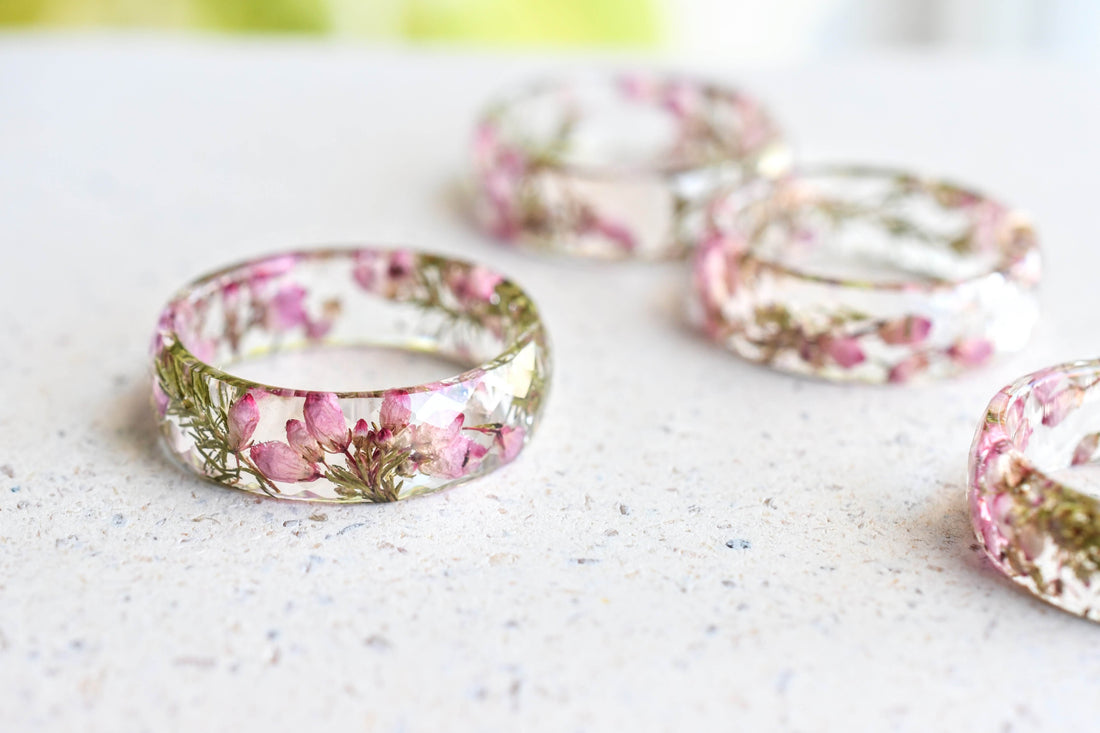 Floral promise ring