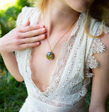 Real flower resin necklace – Floral Necklaces handmade by Resity Vienna