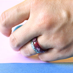 Artistic-Amaranth-Resin-Band