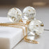 Wish Sphere dandelion seed resin necklace clear sphere pendant