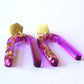 handmade 80s inspired earrings