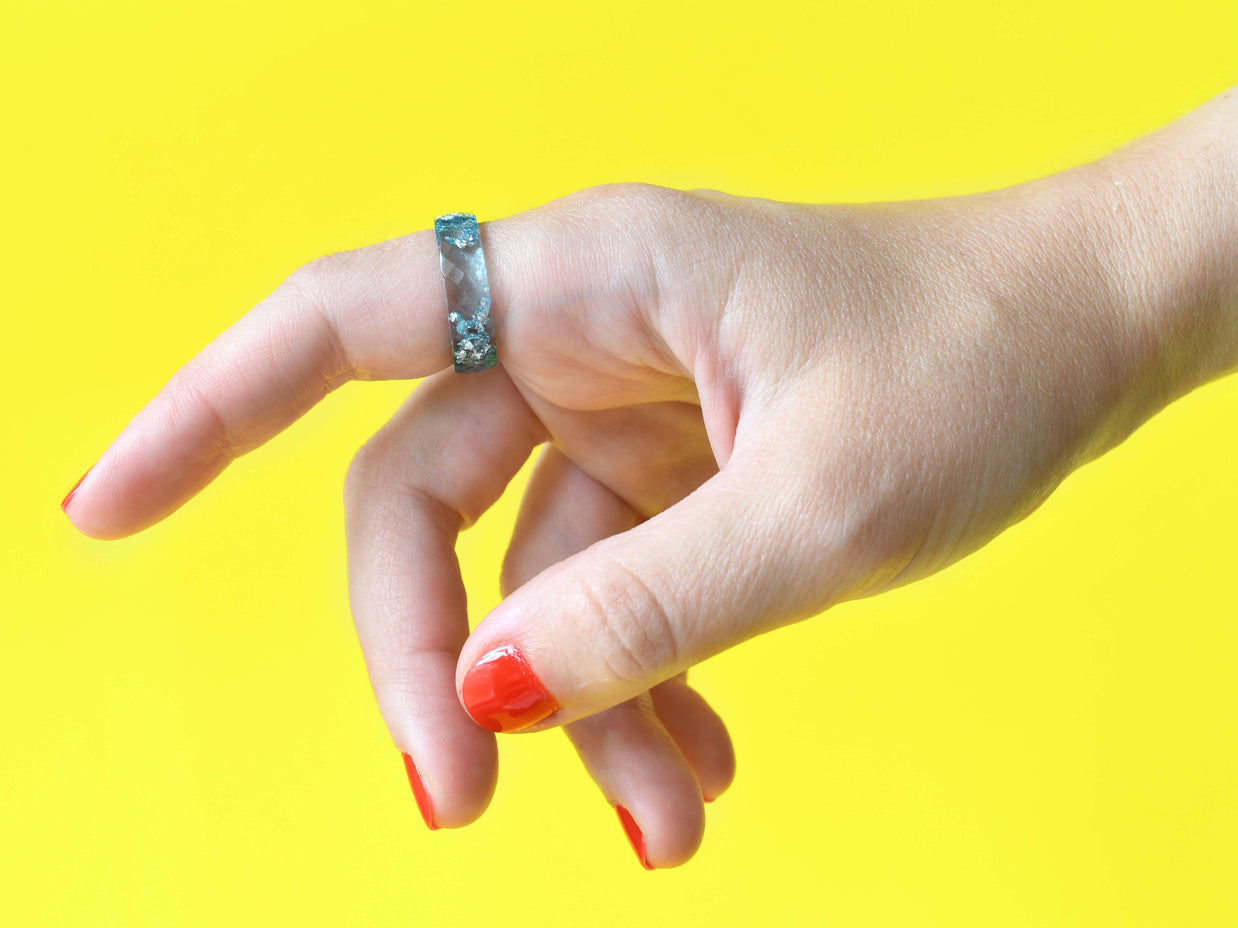 aquamarine-resin-ring