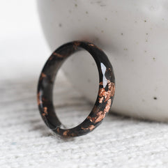 Obsidian Ember Ring
