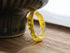 Real narcissus flower resin ring — minimalist handmade botanical jewelry crafted in Vienna