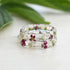 Delicate botanical resin ring handmade jewelry Austria