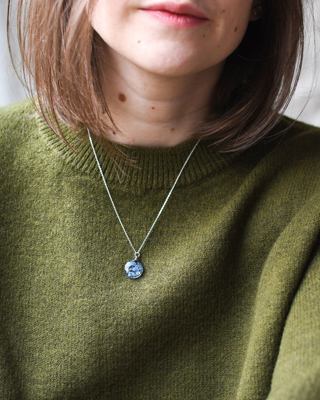Blue Whisper Mini Necklace