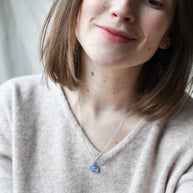 Blue Whisper Mini Necklace