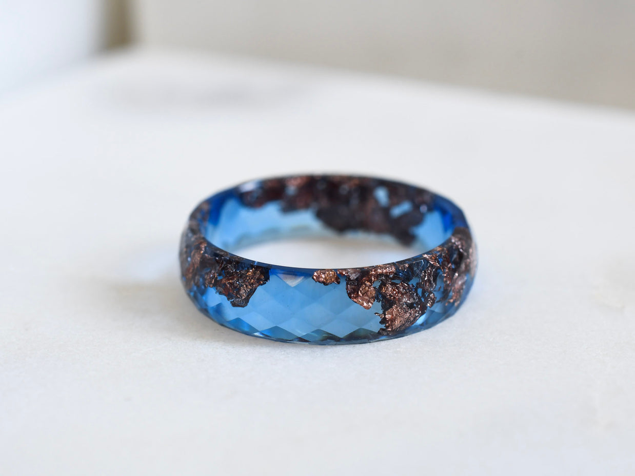 Cobalt Ember Ring