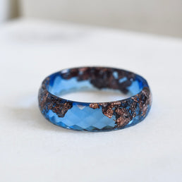 Cobalt Ember Ring