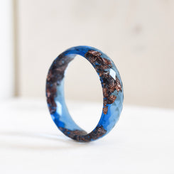 Cobalt Ember Ring