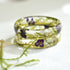 dried flowers resin ring