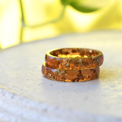 Golden Ember Ring