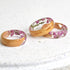 Nature inspired birch wood resin ring Austria