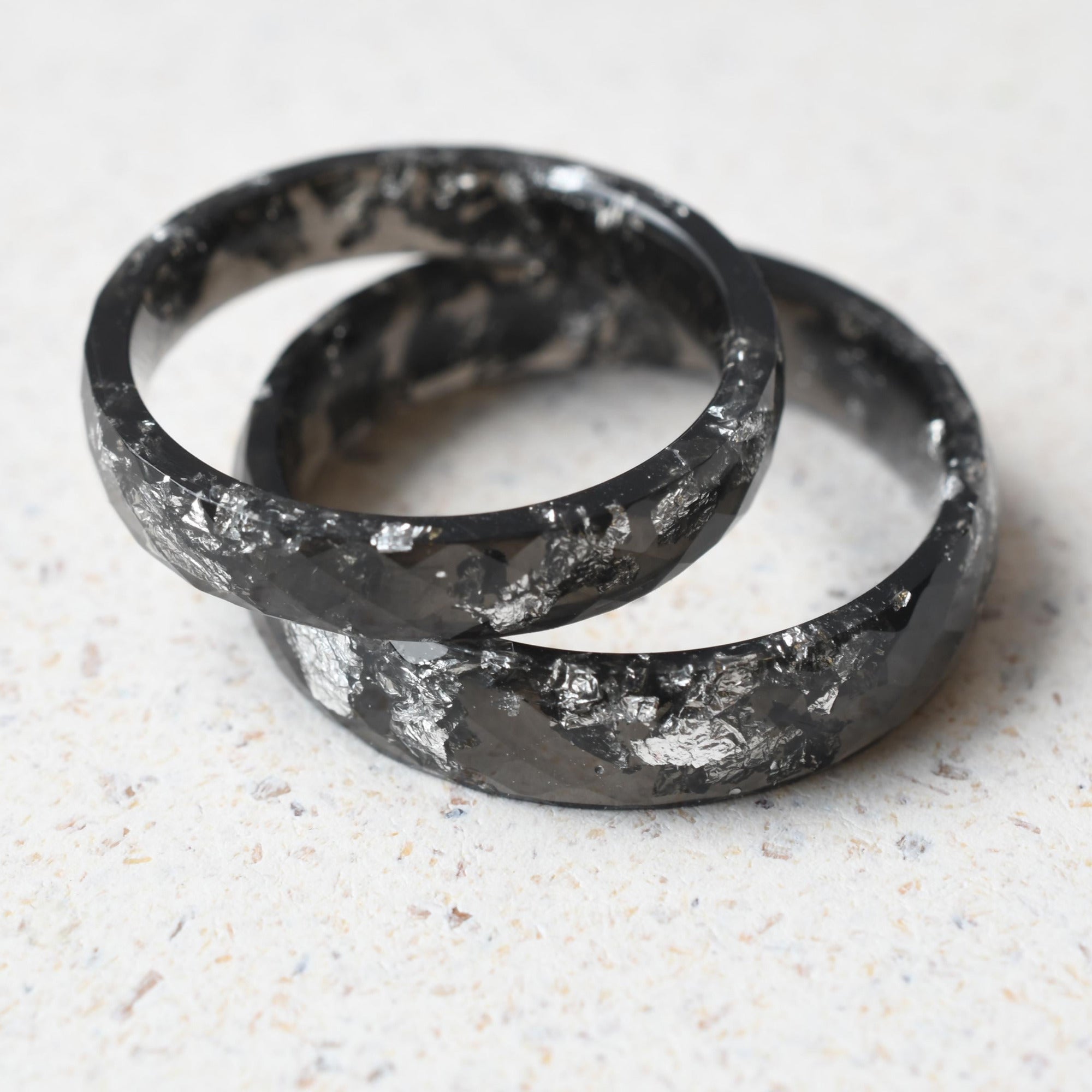 Macro shot of resin texture