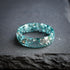 Lightweight modern aquamarine band for men