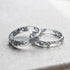 Minimalist clear resin ring everyday wear