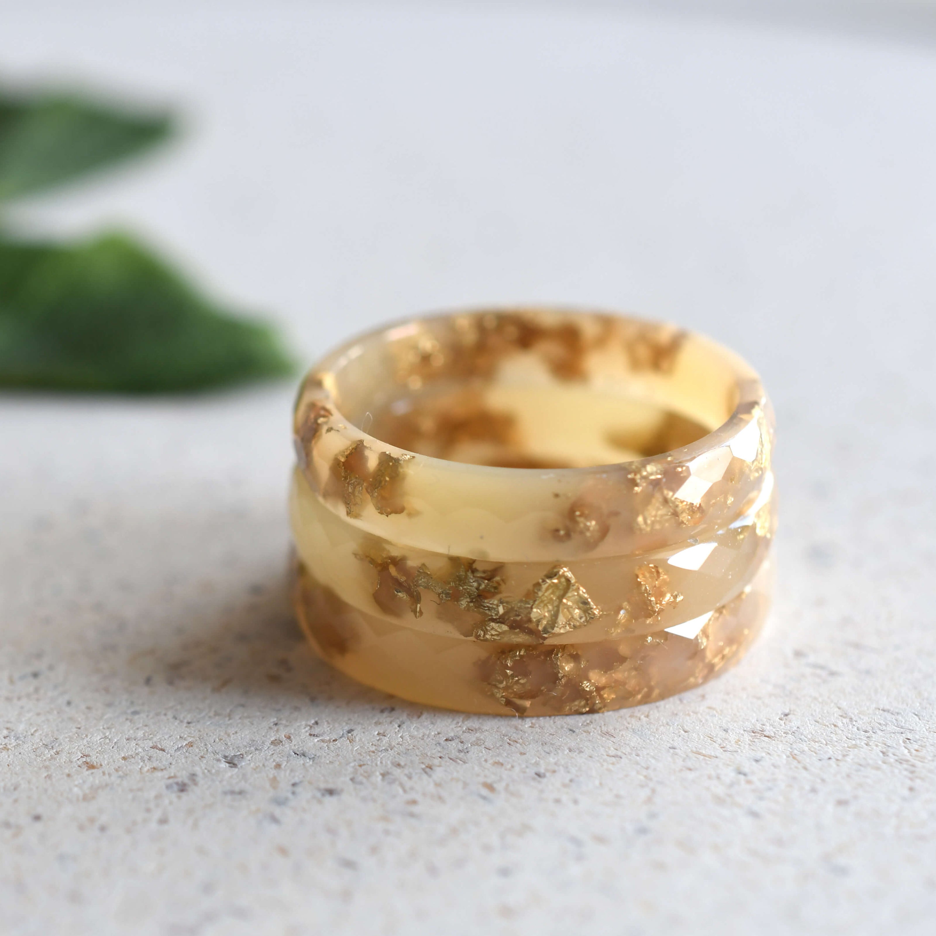 minimalist nude ring