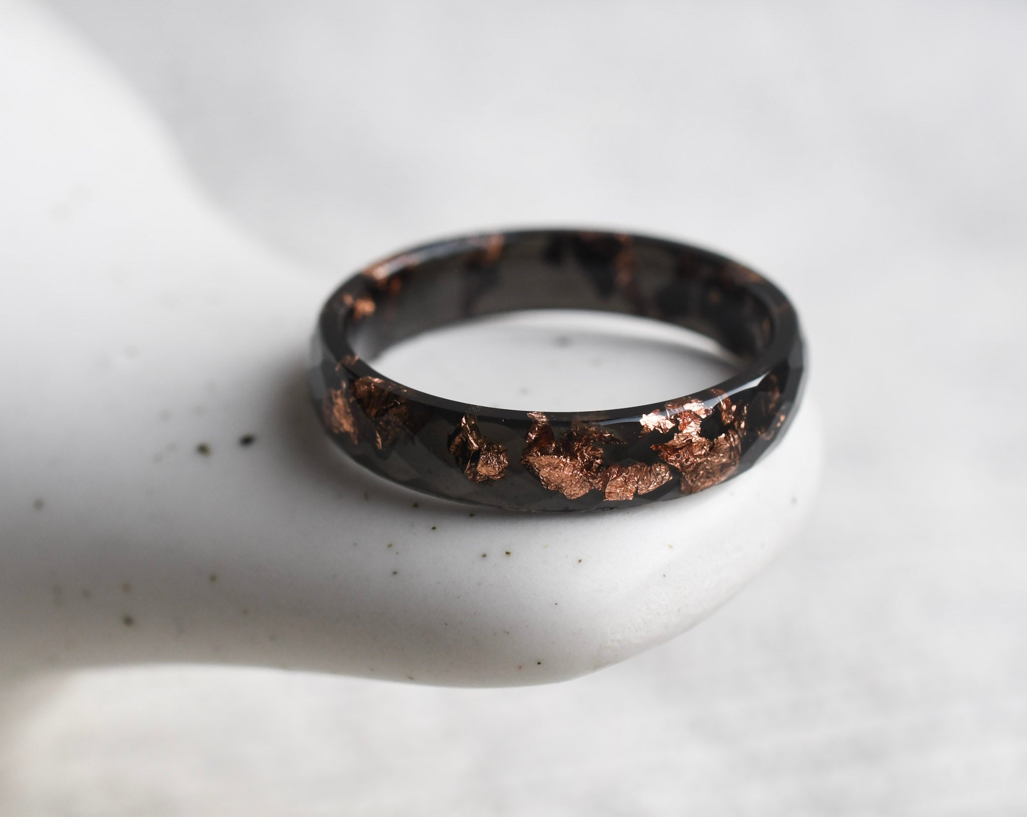 Obsidian Ember Ring