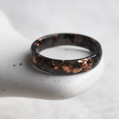 Obsidian Ember Ring