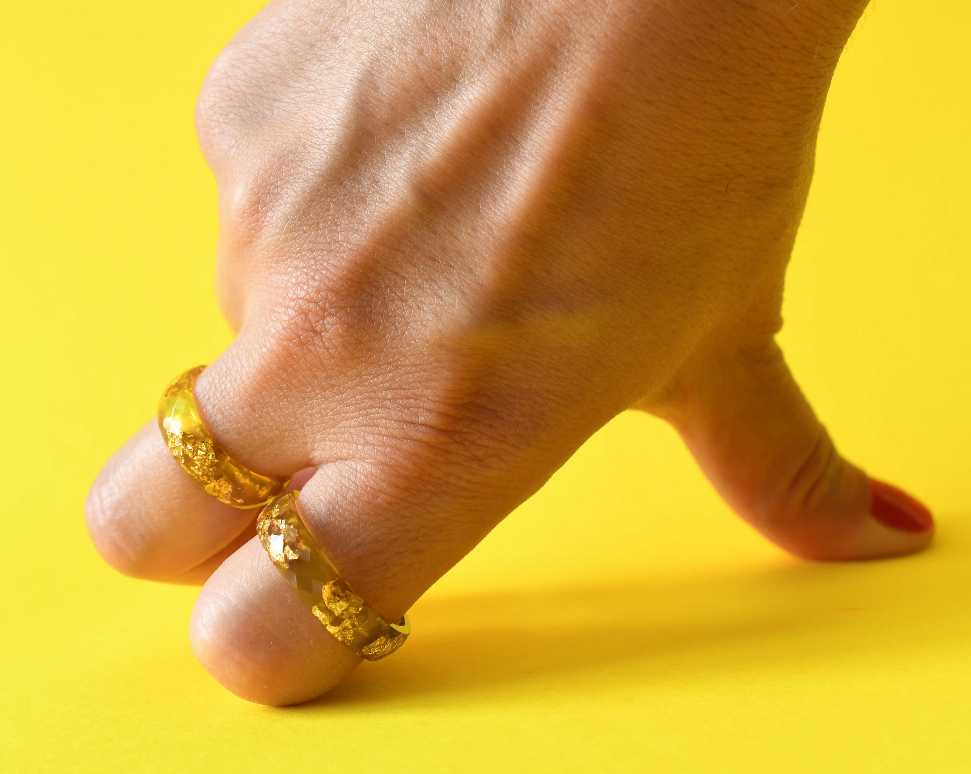 Solar Signal Ring styled with colorful accessories for fashion-forward looks