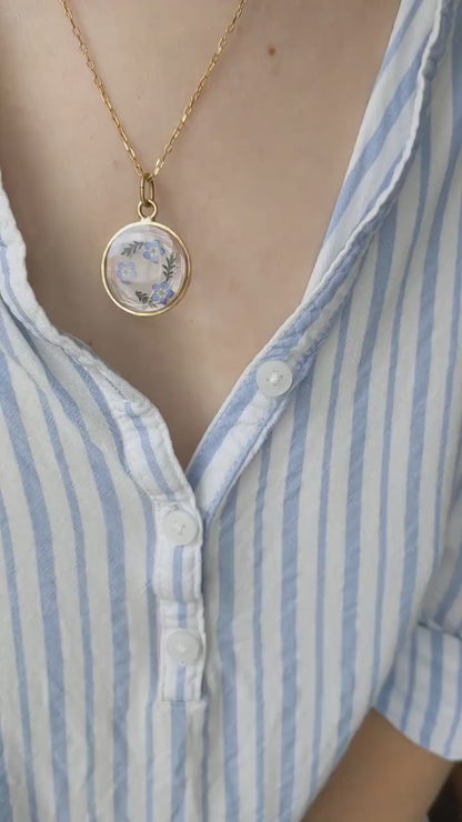 Golden Memory Pendant