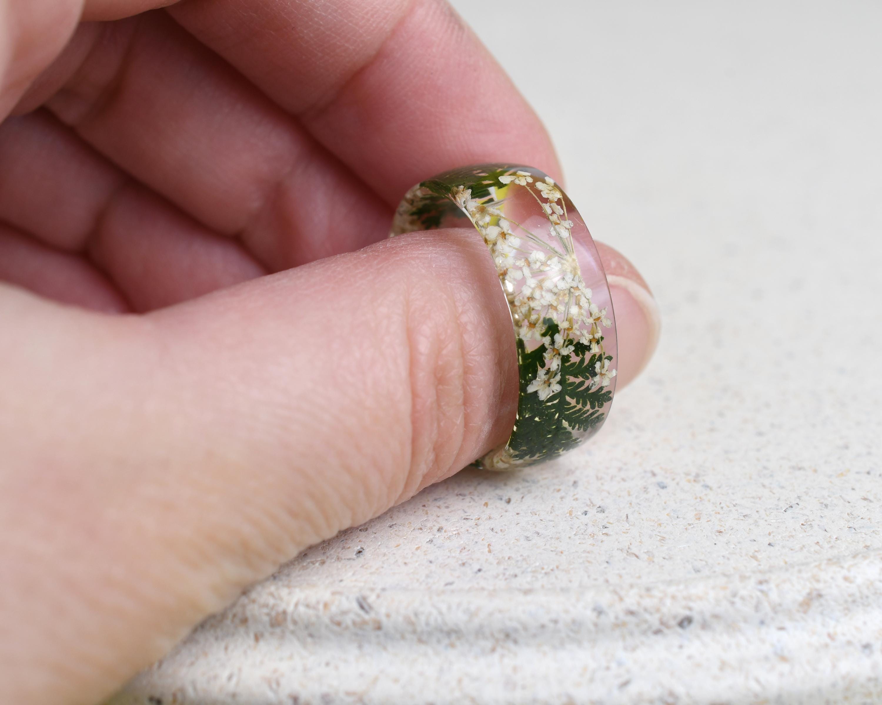 Queen Anne’s lace floral jewelry, nature-inspired gift
