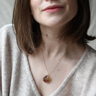 Rosewood Garden Necklace