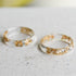 resin Hand-cast clear resin stacking ring minimalist jewelry