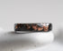 4 mm faceted resin ring modern alternative to metal