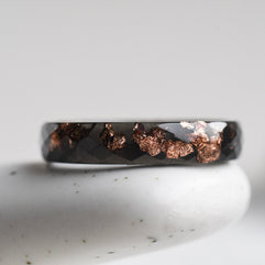 Obsidian Ember Ring