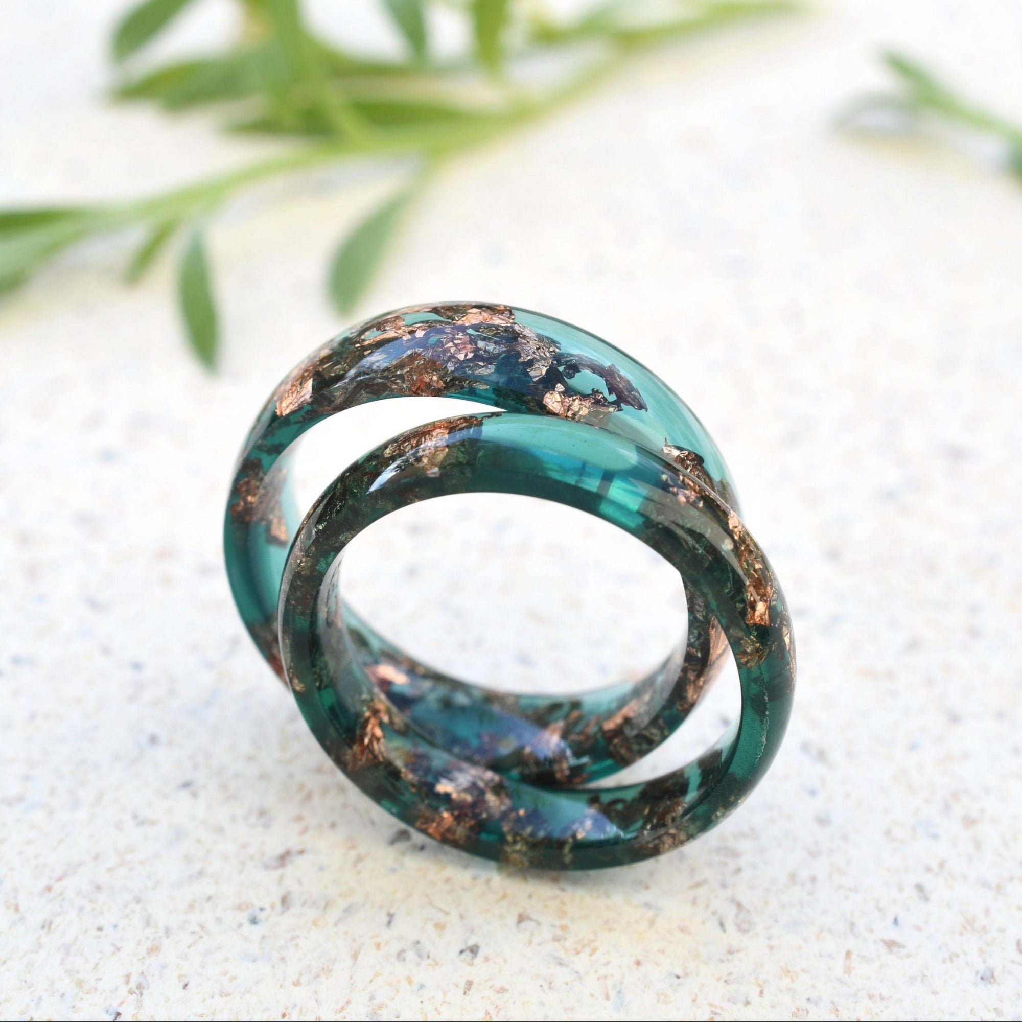 Jade Promise Rings presented in Resity