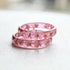 Minimalist flower resin ring for nature lovers