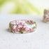 Heather flower resin ring gift for nature lover