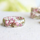 heather flowers resin bands