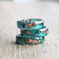 jade rose gold stacking rings