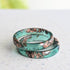 Jade Whisper Ring worn on hand showing its subtle elegance and stackable form